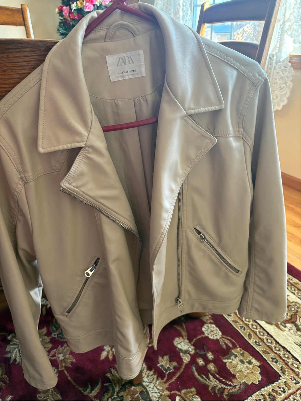Zara women’s biker jacket